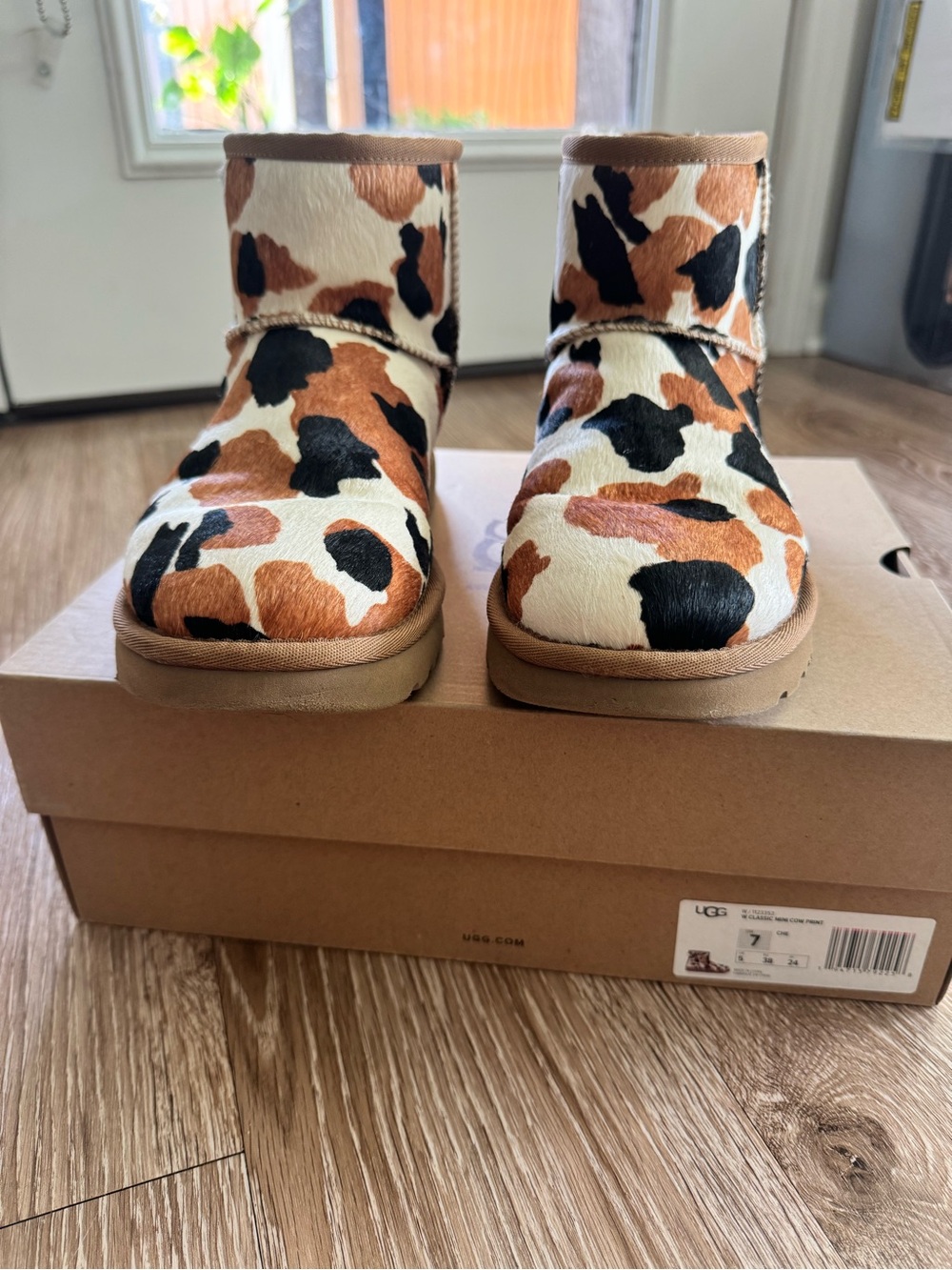 UGG Classic Mini Boot Cow Print